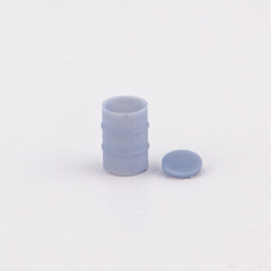 HO Scale Hollow 55 Gallon Drum with Flat Top Lid