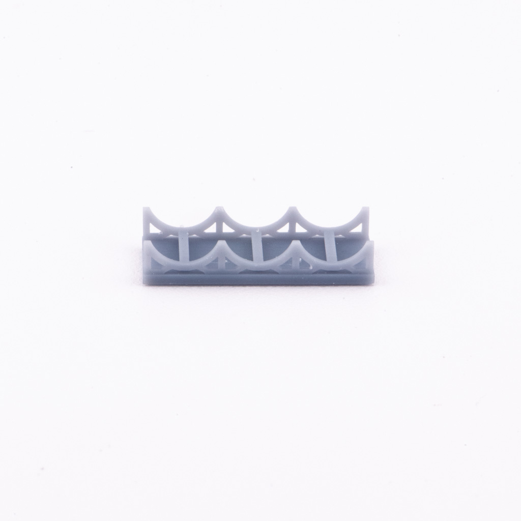 HO Scale Modern Triple Drum Rack on Concrete Pad