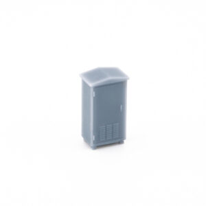 HO Scale Single Door Gable Top Cabinet (With or Without Base)
