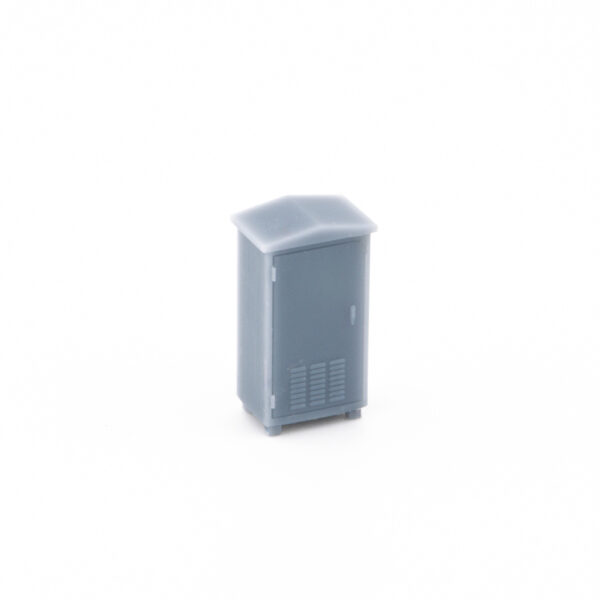 HO Scale Single Door Gable Top Cabinet (With or Without Base)